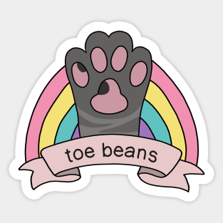 Toe Beans Sticker